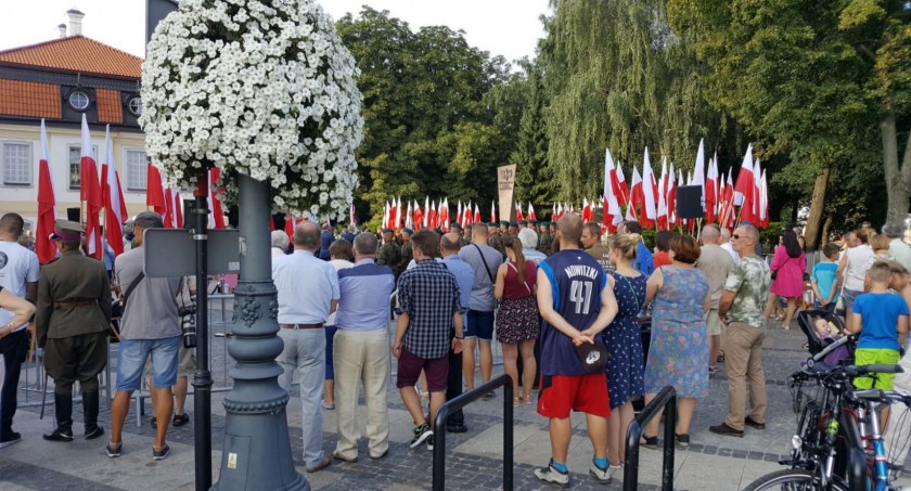Zdjęcie z uroczystości rocznicy Powstania Warszawskiego 2018 w Białymstoku/ DDB