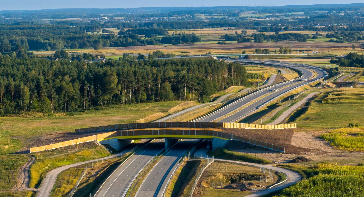 Zdjęcie trasy Via Baltica na odcinku Szczuczyn - Ełk/ GDDKiA
