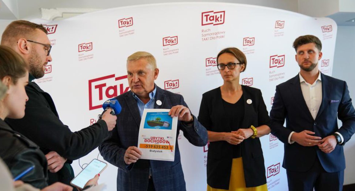 Zdjęcie z konferencji Ruchu Tak dla Polski/ Twitter.com Tadeusz Truskolaski