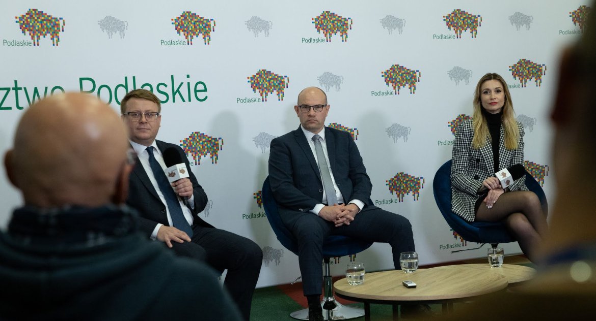 Zdjęcie z konferencji zapowiadającej I Podlaskie Forum Ekonomiczne/ podlaskie.eu