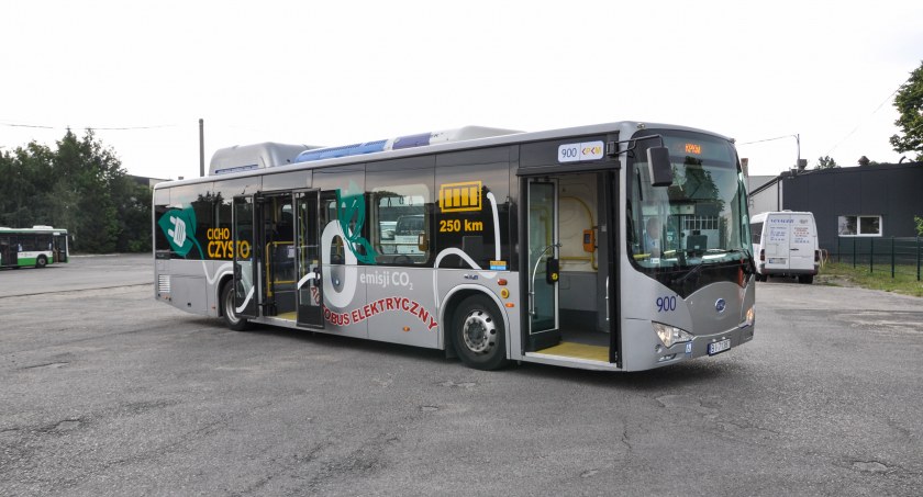 Zdjęcie autobusu elektrycznego w Białymstoku/ bialystok.pl