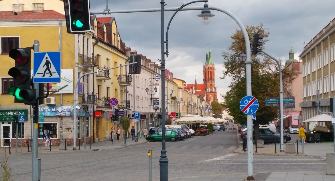 Zdjęcie budynków przy ulicy Rynek Kościuszki i Lipowa w Białymstoku/ DDB