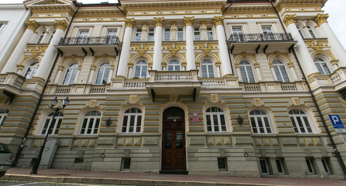 Zdjęcie budynku Sądu Okręgowego w Łomży/ lomza.so.gov.pl