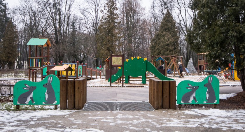 Zdjęcie placu zabaw w Parku Planty/ DDB