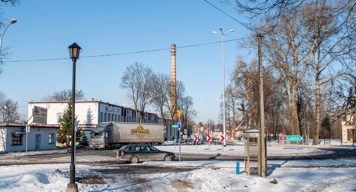 Zdjęcie ronda na osiedlu Dojlidy/ DDB