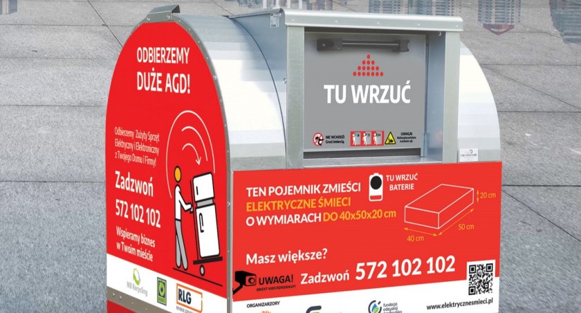 Zdjęcie pojemnika na elektroodpady/ bialystok.pl