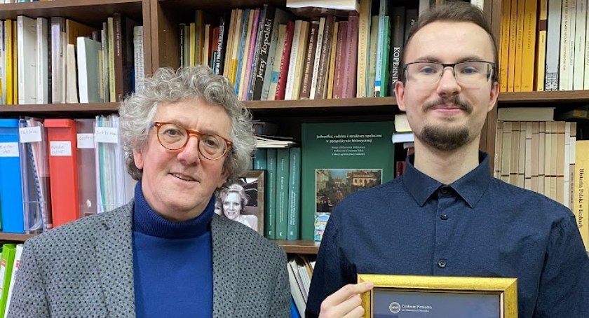 Prof. dr hab. Cezary Kuklo (z lewej) i mgr Maciej Kwiatkowski / Foto: Julia Polcyn