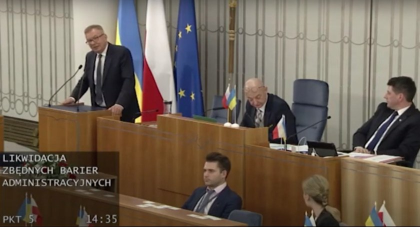 Wystąpienie Rzecznika Małych i Średnich Przedsiębiorców 21 lutego 2023 w Senacie