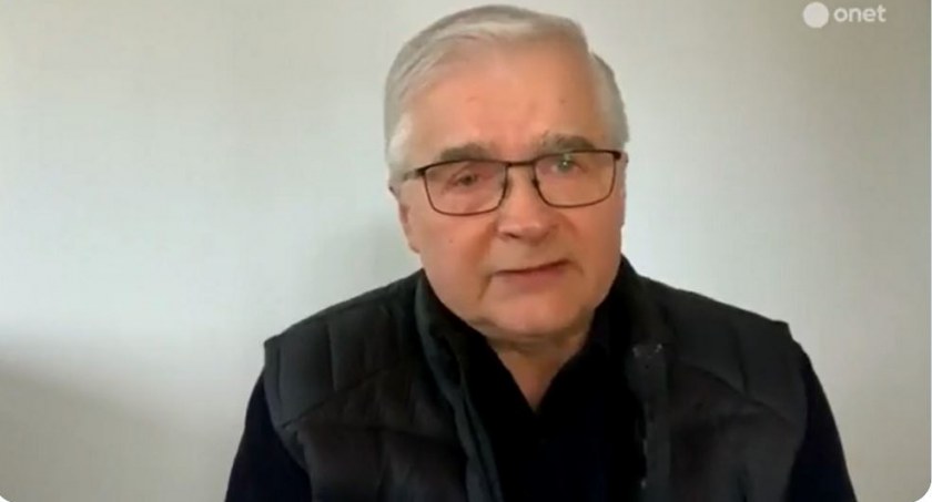 Zdjęcie Włodzimierza Cimoszewicza/ zrzut ekranu z Twitter.com