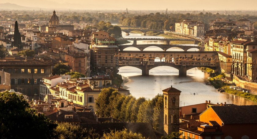 Zdjęcie Florencji we Włoszech z lotu ptaka/ Pixabay.com