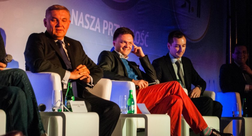 Zdjęcie Tadeusza Truskolaskiego i Szymona Hołowni/ DDB