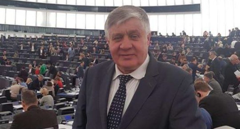Zdjęcie europosła Krzysztofa Jurgiela w PE/ Facebook.com Krzysztof Jurgiel