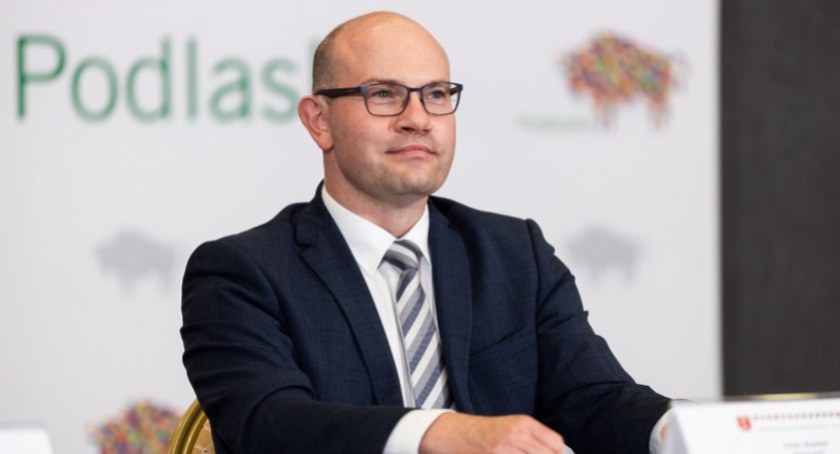 Marszałek Województwa Podlaskiego Artur Kosicki