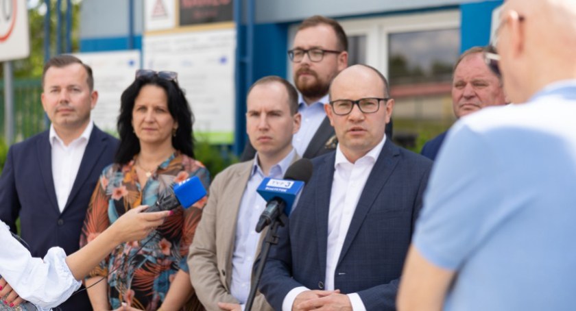 Zdjęcie z konferencji prasowej Zjednoczonej Prawicy w Białymstoku / Foto: mat. pras.