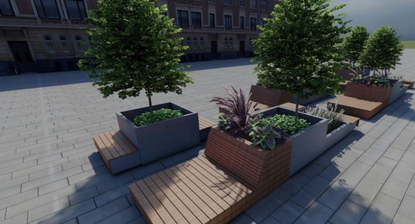 Zdjęcie projektu zielonej strefy relaksu/ bip.bialystok.pl