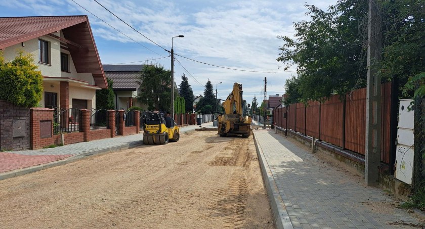 Zdjęcie budowy ulicy w Grabówce/ UM w Supraślu