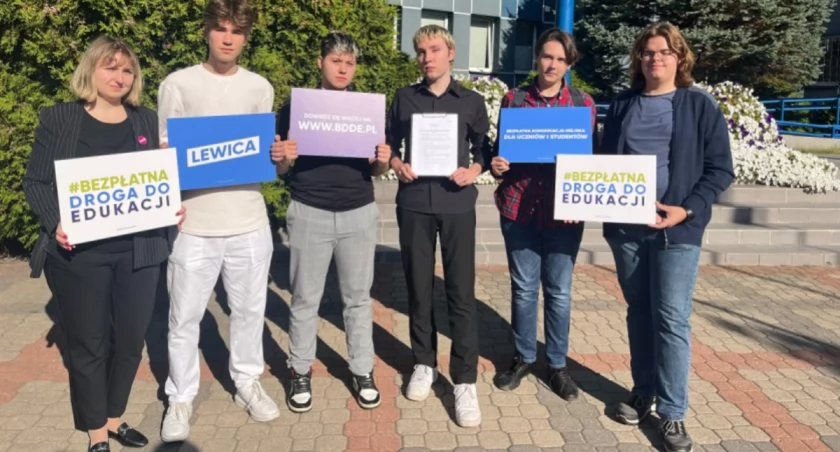 Zdjęcie działaczy Młodej Lewicy / Foto: mat. pras.