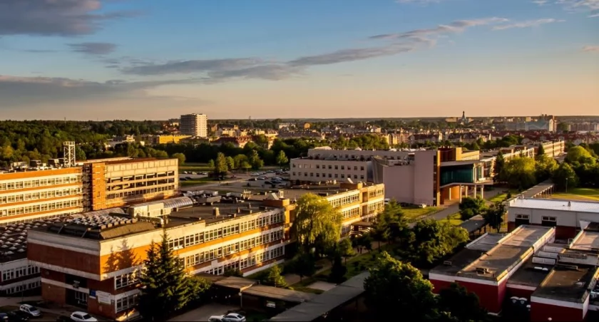 Zdjęcie budynków Politechniki Białostockiej