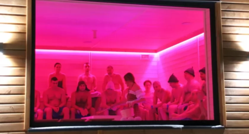 Zdjęcie okna sauny na Dojlidach/ BOSiR