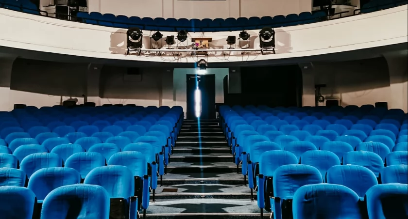 Zdjęcie sali widowni Teatru Dramatycznego/ TD