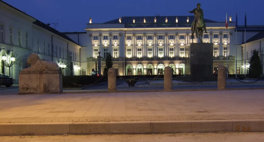 Zdjęcie Pałacu Prezydenckiego/ Twitter.com