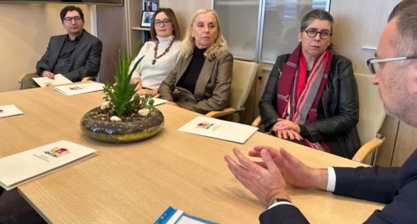 Zdjęcie ze spotkania zastępcy prezydenta Rafała Rudnickiego z dyrektorami jednostek kulturalnych / Foto: UM w Białymstoku