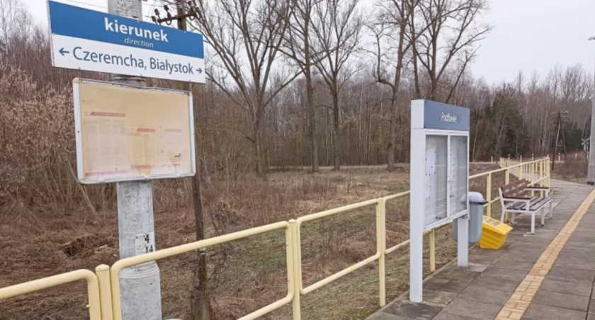 Przystanek Podbiele zmodernizowany zostanie do końca roku / Foto: PKP PLK