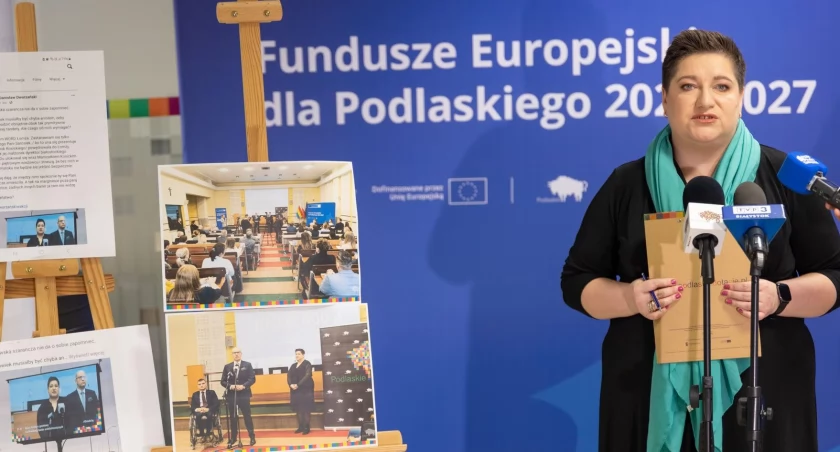 Zdjęcie dyrektor Departamentu Rozwoju Regionalnego UMWP Joanny Sarosiek/ podlaskie.eu