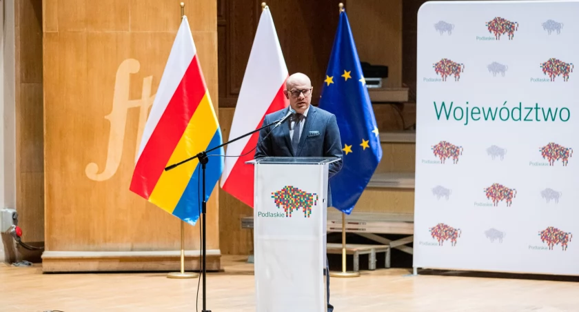 Zdjęcie z inauguracji projektu stypendialnego/ podlaskie.eu