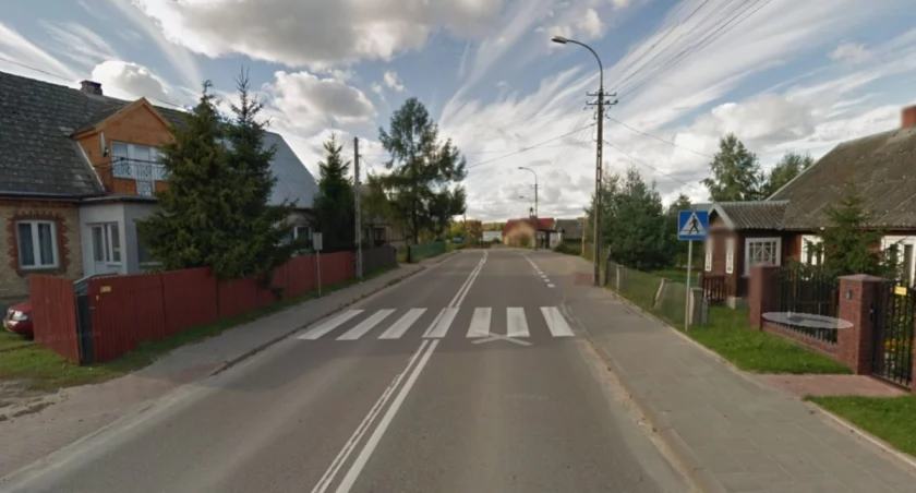 Zdjęcie drogi w Hryniewiczach/ GSV