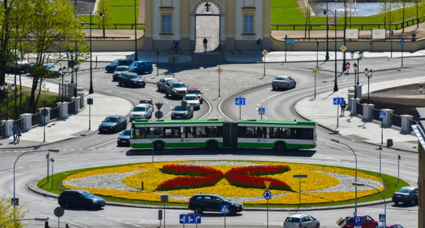 Zdjęcie ronda Lussy/ bialystok.pl