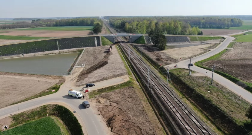 Zdjęcie wiaduktu na trasie Rail Baltica/ PKP PLK
