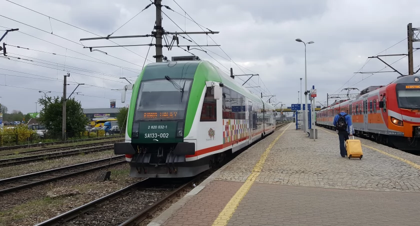 Pociąg do Walił na stacji w Białymstoku / Foto: DDB