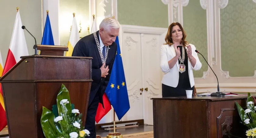 Zdjęcie Tadeusza Truskolaskiego i Katarzyny Jamróz/ Twitter.com Miasto Białystok