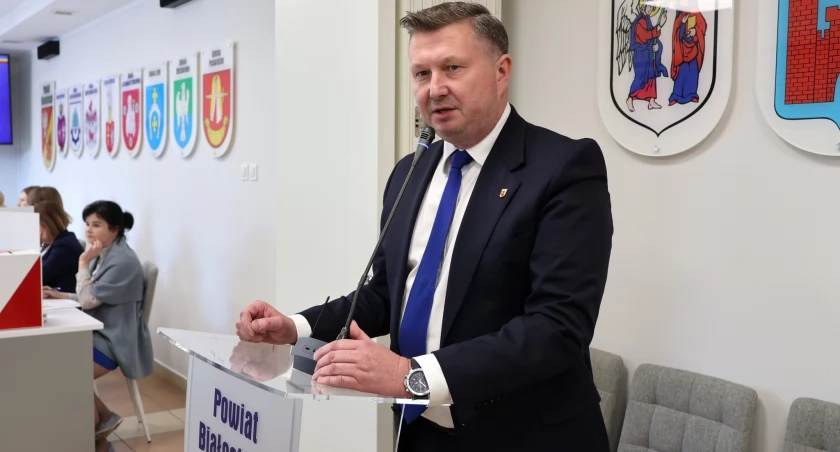 Zdjęcie Jana Perkowskiego starosty powiatu białostockiego/ Facebook.com Powiat Białostocki