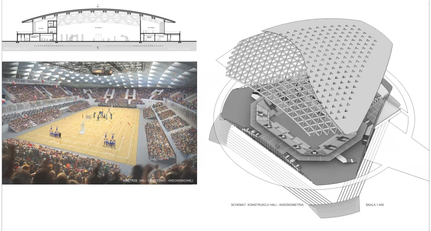 Zdjęcie projektu hali widowiskowo-sportowej w Białymstoku/ bialystok.pl