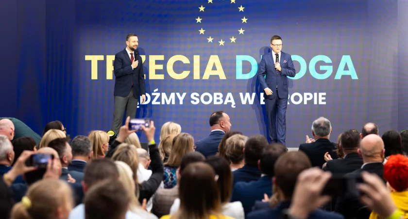 Zdjęcie Władysława Kosiniaka-Kamysza i Szymona Hołowni/ PSL