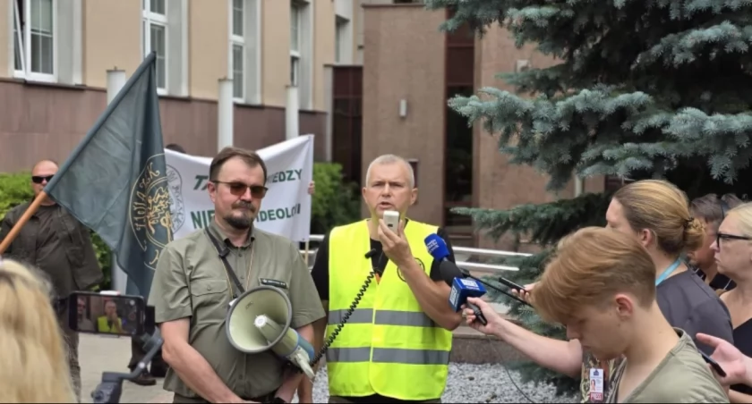 Protest przed Podlaskim Urzędem Wojewódzkim / Foto: mat. pras.