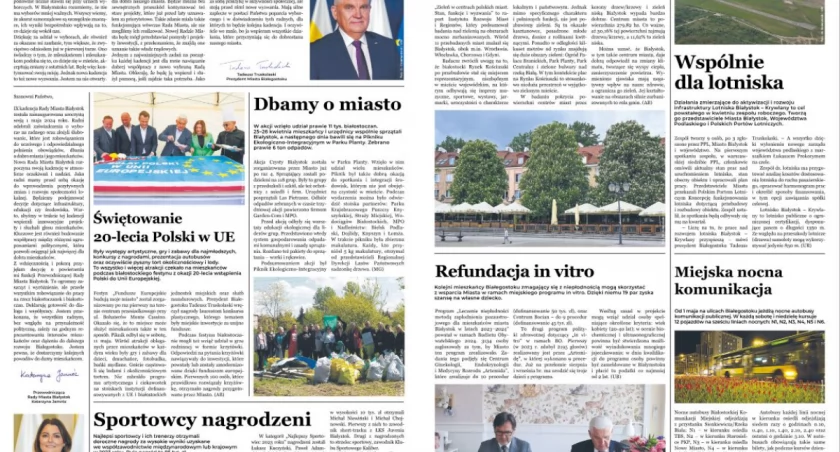 Zdjęcie gazetki urzędu miejskiego w Białymstoku/ bialystok.pl