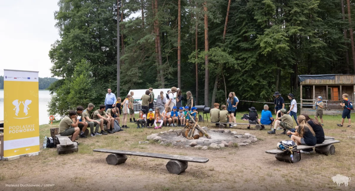 Zdjęcie letniego wypoczynku organizowanego przez harcerzy/ podlaskie.eu