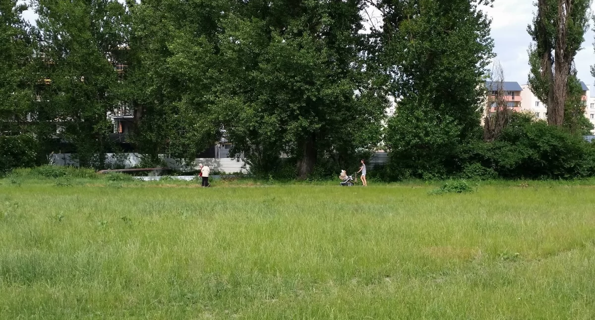 Zdjęcie terenów nad Białą przy ulicy Włókienniczej/ DDB