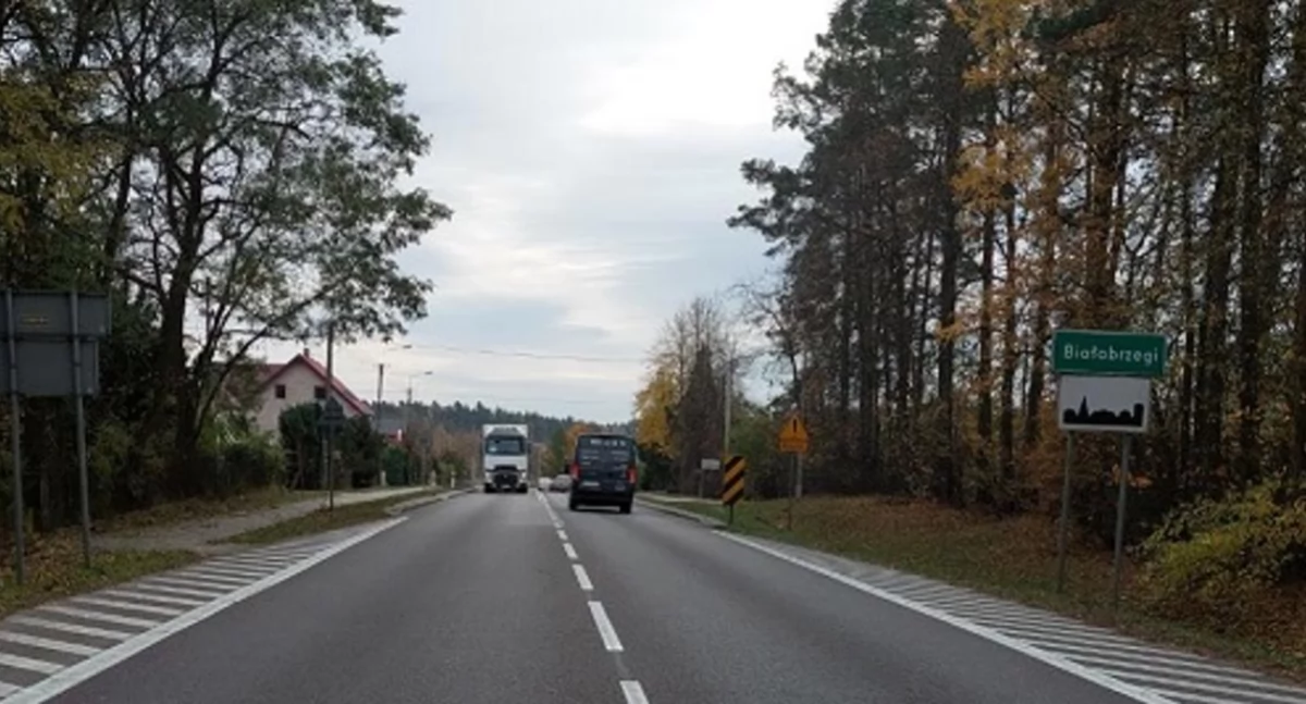 Zdjęcie drogi krajowej w Białobrzegach/ GDDKiA