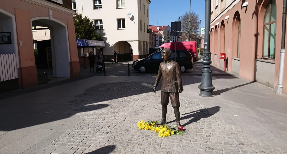 Zdjęcie pomnika małego Zamenhofa/ bialystok..pl