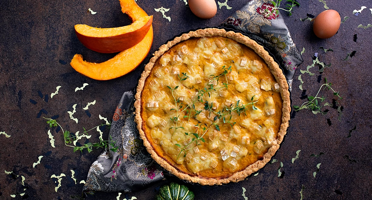 Zdjęcie tarty dyniowej