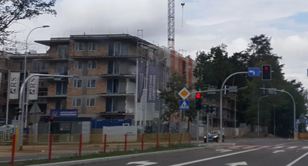 Zdjęcie budowanego bloku wielorodzinnego w Białymstoku/ Fakty Białystok