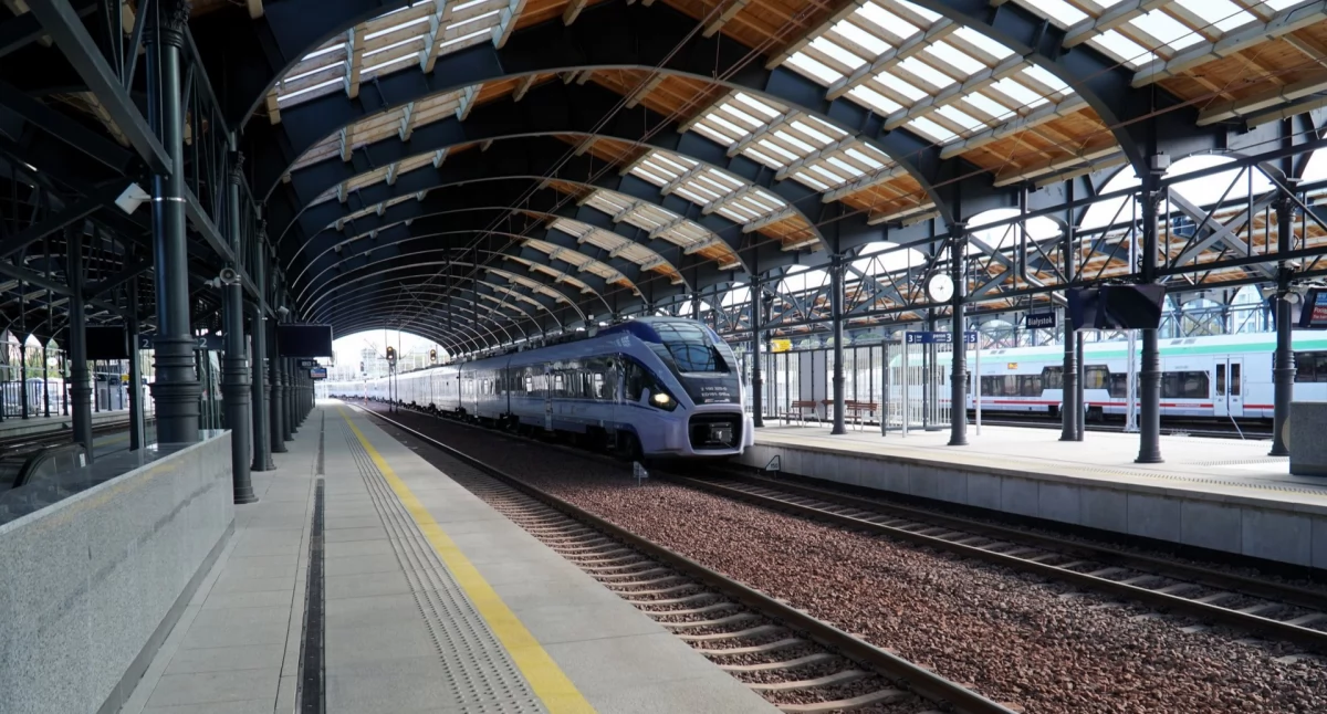 Zdjęcie pociągu Dart na stacji kolejowej w Białymstoku/ PKP PLK