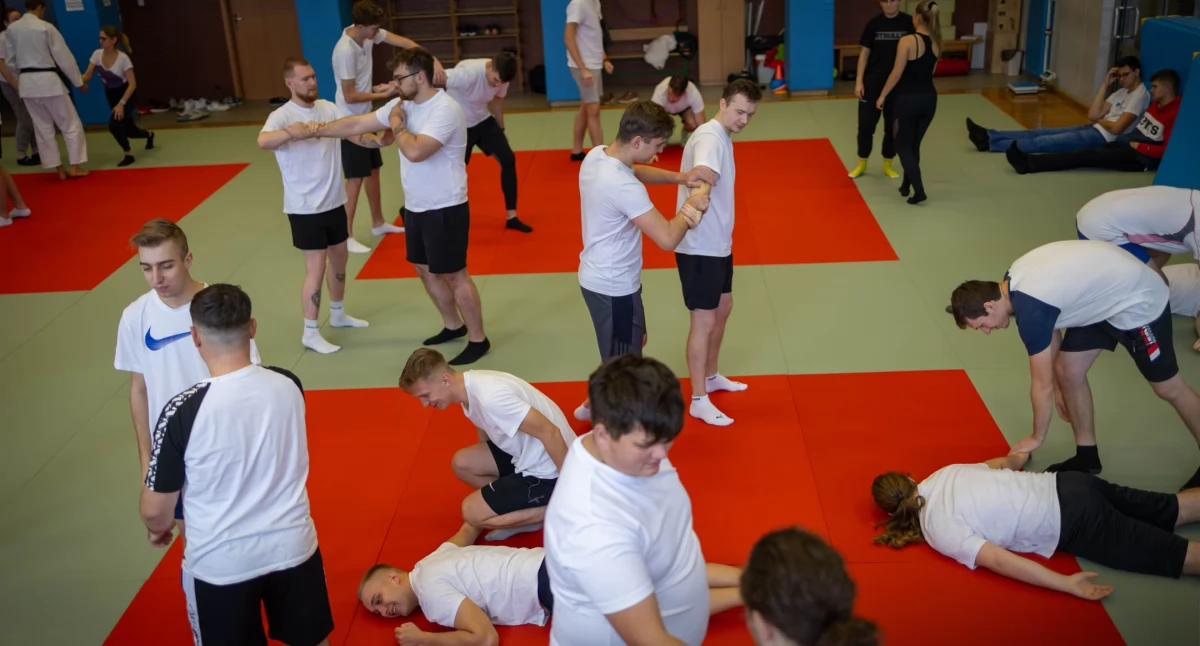 Zdjęcie zajęć sportowych na Politechnice Białostockiej/ Dariusz Piekut Politechnika Białostocka