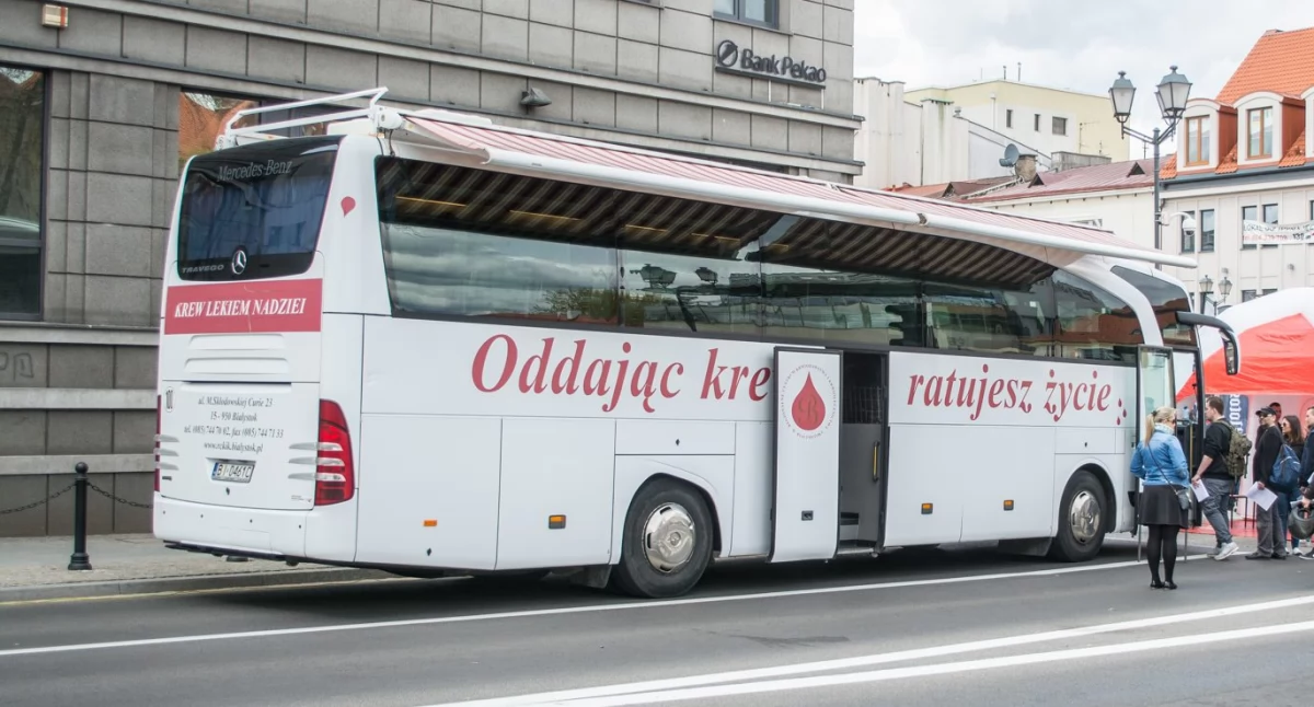 Zdjęcie krwiobusa/ Fakty Białystok