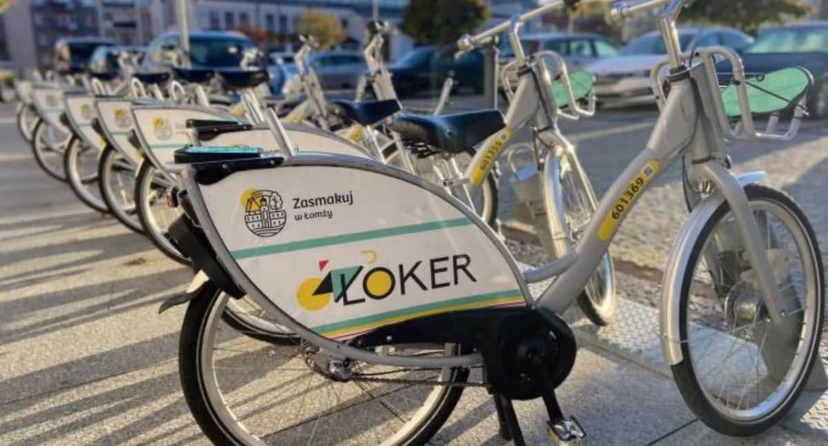 Zdjęcie rowerów łomżyńskiego ŁoKeRa/ UM w Łomży