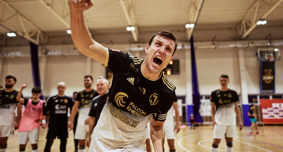 Zdjęcie piłkarzy futsalu/ Jagiellonia Białystok Futsal
